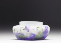 DAUM Nancy - Petit vide poche aux Violettes.