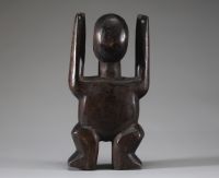 Afrique RDC - Intéressante figure du Bwami Lega / Warega en bois sculpté, Congo RDC, 1ère moitié XXème.