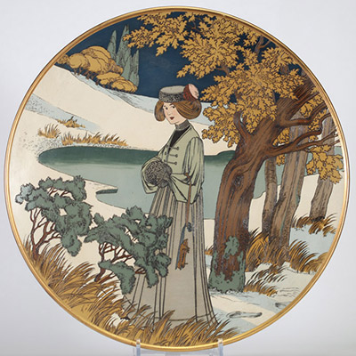 Villeroy & Boch, manufacture de Mettlach Plaque murale n°2998 