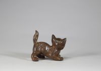 Pierre CHENET (né en 1922) – Chaton en bronze