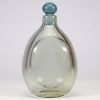 Val Saint Lambert – Charles Graffart Carafe Art Déco en verre rosé à décor d’angelot, vers 1930