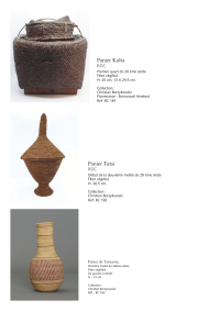 Collection of over 200 Central African baskets from the 19th and 20th centuries - Collection of Mr Christian Borzykowski.