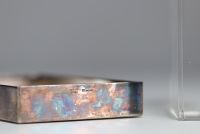 Lino SABATTINI (1925-2016) for Christofle - Jewellery box in silver-plated metal and Plexiglas.
