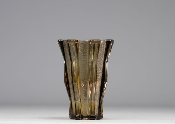 Vase Scailmont, brun, Art Déco 1930-1935