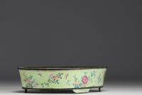 China - Canton enamel planter, 18th century.
