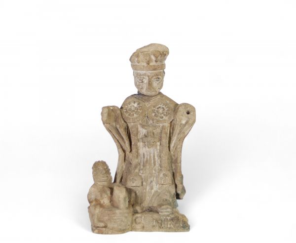 Saint Nicolas en pierre calcaire, France, fin XVe - début XVIe siècle