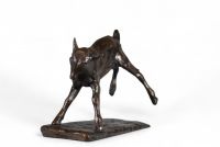 Joseph Franz Pallenberg (1882–1946) Bronze Le chevreau bondissant