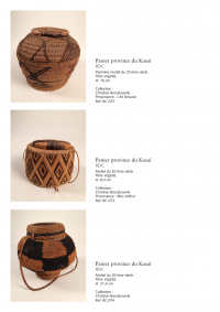 Collection of over 200 Central African baskets from the 19th and 20th centuries - Collection of Mr Christian Borzykowski.