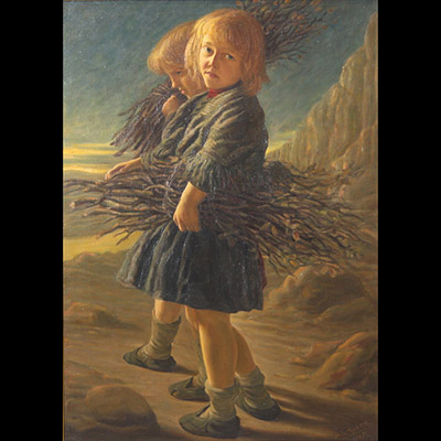 A. L. Martin. Huile sur toile 