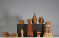 Collection of over 200 Central African baskets from the 19th and 20th centuries - Collection of Mr Christian Borzykowski.