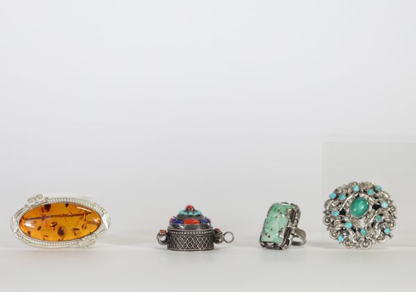 Chine / tibet lot de bijoux