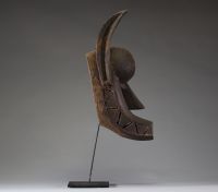 Afrique - Masque  Hyène « Suruku » Bamana / Bambara, Mali, bois ancien sculpté, 1ère moitié XXème.