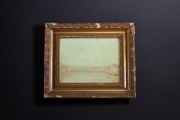 VAN BEVER (XIX-XX) Impressionist view of the port of Deauville, oil on canvas, signed.
