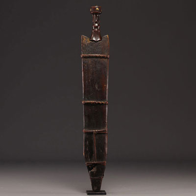 Salampasu Congo knife and sheath - Rep.Dem.Congo