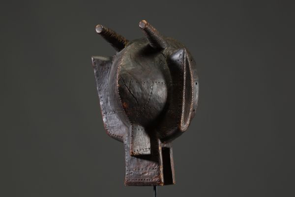 Afrique - Masque Malinke en bois sculpté, Mali, première moitié XXème.