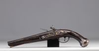 France - Pistolet à silex, XVIIIe siècle.