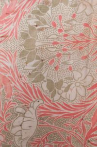 Sample of English art nouveau fabrics, Arts and Craft work, circa 1900.