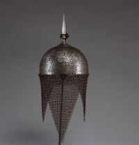 Kulah Khud, casque oriental d'archer, Empire Ottoman, XIXème.