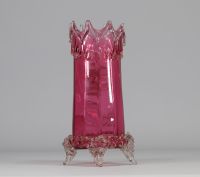 Chênée (BE) - Vase en verrerie d'époque du XIXe siècle.