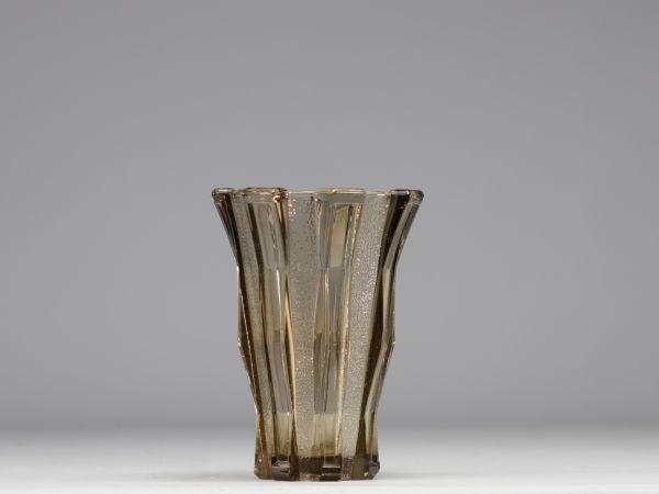 Vase Scailmont, brun, Art Déco 1930-1935