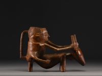 Lardge rider Wongo libation cup - Dem.Rep.Congo