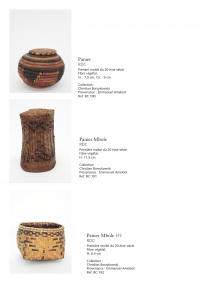 Collection of over 200 Central African baskets from the 19th and 20th centuries - Collection of Mr Christian Borzykowski.