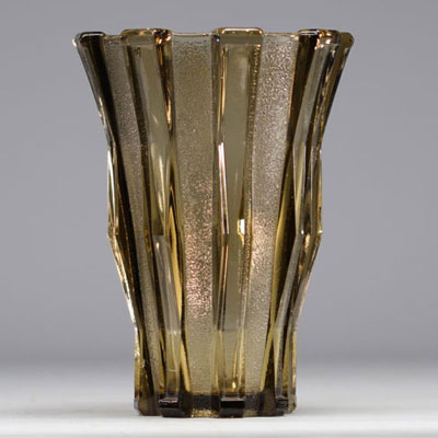 Vase Scailmont, brun, Art Déco 1930-1935