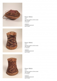 Collection of over 200 Central African baskets from the 19th and 20th centuries - Collection of Mr Christian Borzykowski.