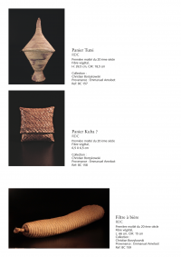 Collection of over 200 Central African baskets from the 19th and 20th centuries - Collection of Mr Christian Borzykowski.
