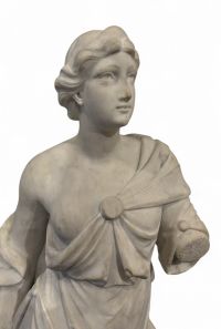 Statue en marbre de carrare , Héra femme d'hercule , non signé , vers 1800
