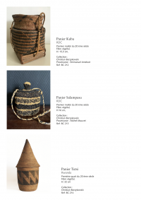 Collection of over 200 Central African baskets from the 19th and 20th centuries - Collection of Mr Christian Borzykowski.