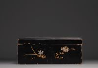 Japon - Coffret à décor Maçonnique en laque de Nagasaki et marqueterie, Edo, XIXème.
