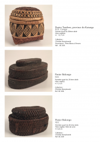 Collection of over 200 Central African baskets from the 19th and 20th centuries - Collection of Mr Christian Borzykowski.