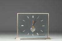 Jaeger LeCoultre - Rare Baguette 8-day clock, in working order.