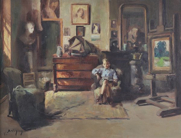 Ernest BETIGNY (1873-1960) huile sur toile 