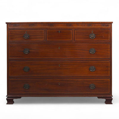 Commode anglaise à tiroirs, XIXe siècle