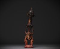 Grande statue Lulua - Bakwa-Luntu - collectée vers 1900 - Rep.Dem.Congo
