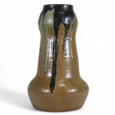 Arthur Craco (1869–1955) Vase en grès émaillé – vers 1900.