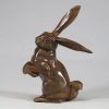 Pierre CHENET (né en 1922) – Lapin assis, sculpture en bronze