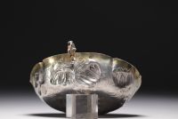 Ensemble de deux coupes de mariage en vermeil, l'une au poinçon Austro-Hongrois, XVII - XVIIIème.