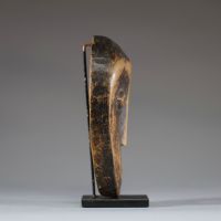 Afrique RDC - Masque Lega en bois sculpté, première moitié XXème.
