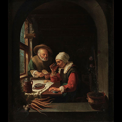 Van MIERIS the Younger (1689-1763) school of - 
