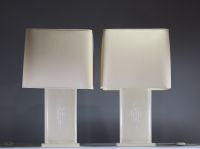 Marcel et Jean Claude DRESSE (XX) - Pair of table lamps, circa 1970.