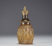 René LALIQUE (1860-1945) Molinard - Calendal model perfume atomiser in moulded pressed glass, 1927.