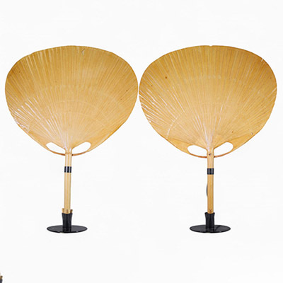 Ingo MAURER (1932–2019) Paire de grandes appliques 