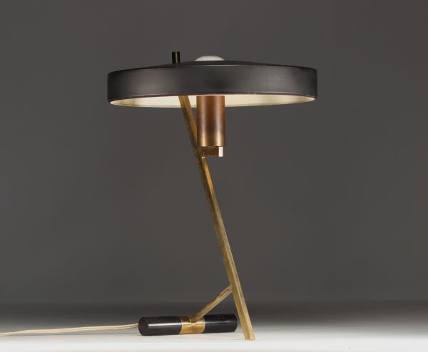 Louis KALFF (1897-1976) - Lampe de bureau modèle Z pour Philips, vers 1950.
