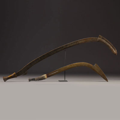 Set of two forged sickle knives - Dem.Rep.Congo