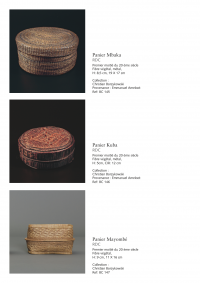 Collection of over 200 Central African baskets from the 19th and 20th centuries - Collection of Mr Christian Borzykowski.