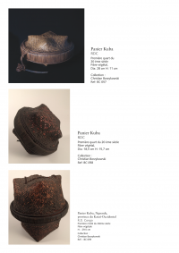 Collection of over 200 Central African baskets from the 19th and 20th centuries - Collection of Mr Christian Borzykowski.