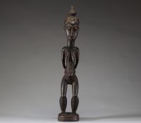 Afrique - Maternité  Baoulé en bois sculpté, Côte d’Ivoire.